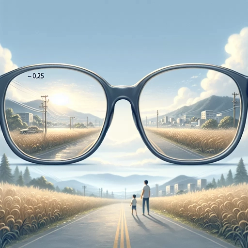 - 0.25 eye prescription how bad is that