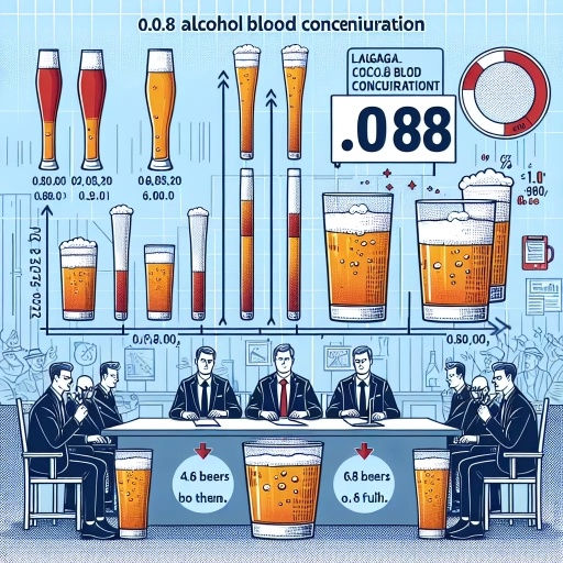 0.08 alcohol how many beers