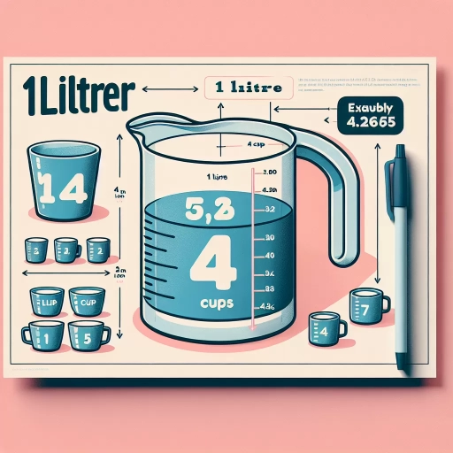 1 litre is how many cups