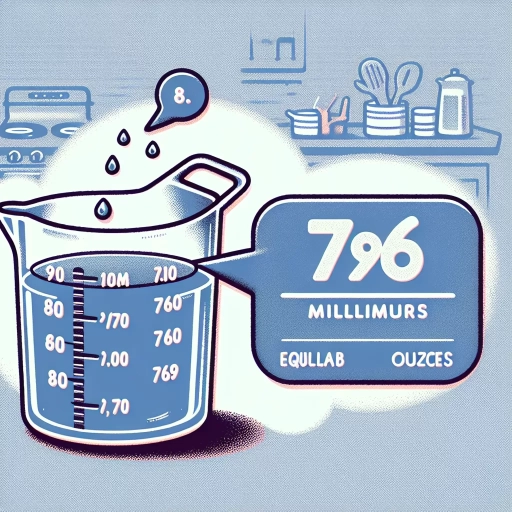 796 ml is how many ounces