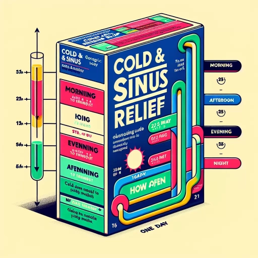 advil cold and sinus how often to take