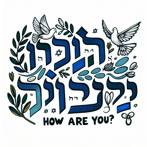how are you in hebrew
