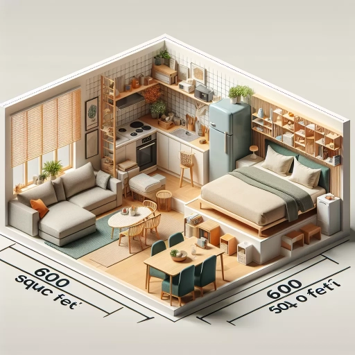 how big is 600 square feet