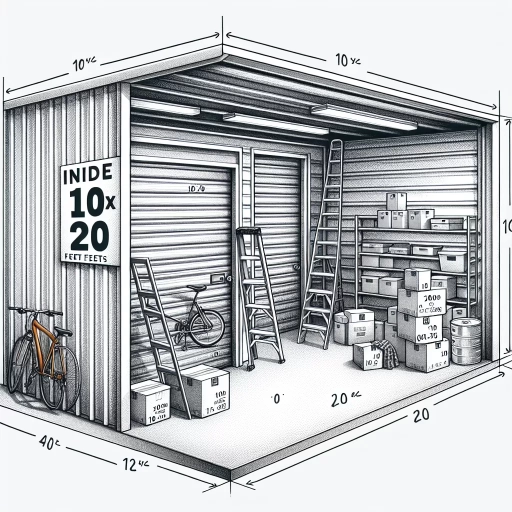 how big is a 10x20 storage unit