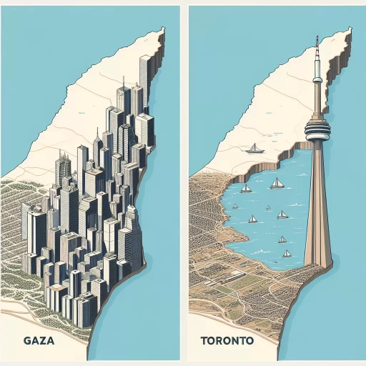 how big is gaza compared to toronto
