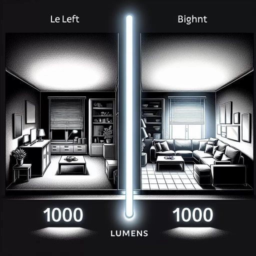 how bright is 1000 lumens