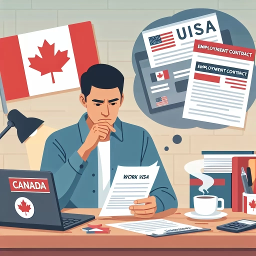 how can a canadian work in the us