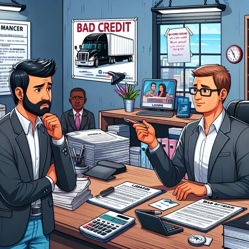 how can i get a semi truck loan with bad credit?