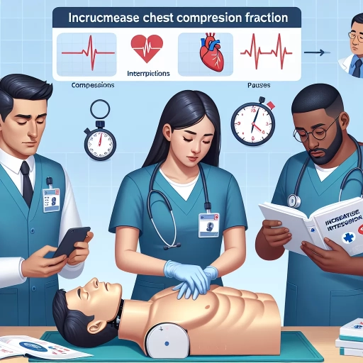 how can you increase chest compression fraction during a code?