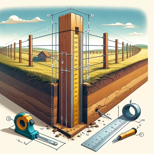 how deep should a fence post be