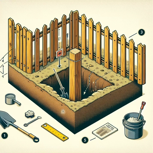 how deep should fence posts be