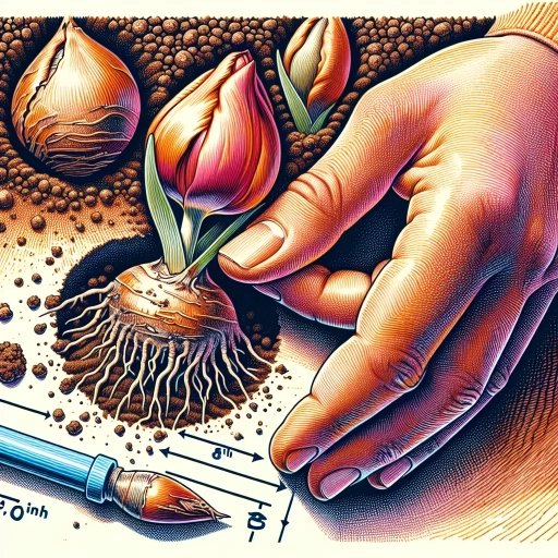 how deep to plant tulip bulbs