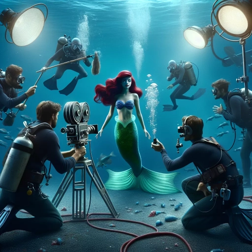 how did they film the little mermaid