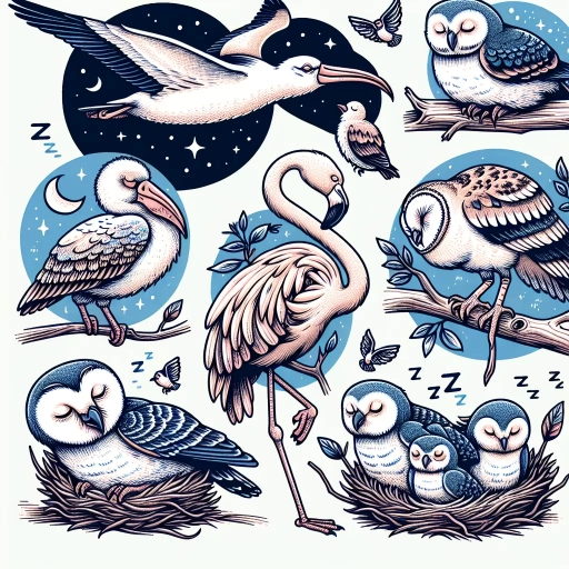 how do birds sleep