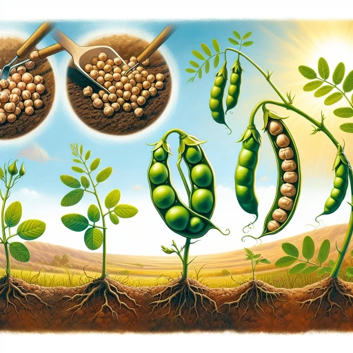 how do chickpeas grow