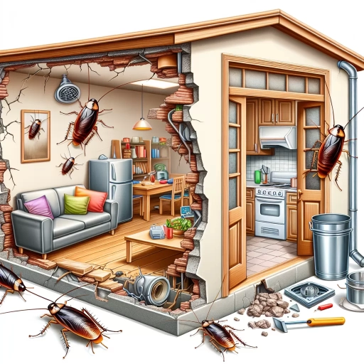 how do cockroaches get in your house