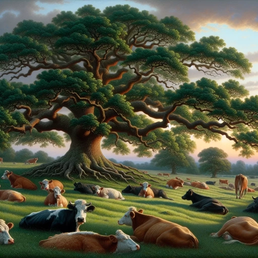 how do cows sleep