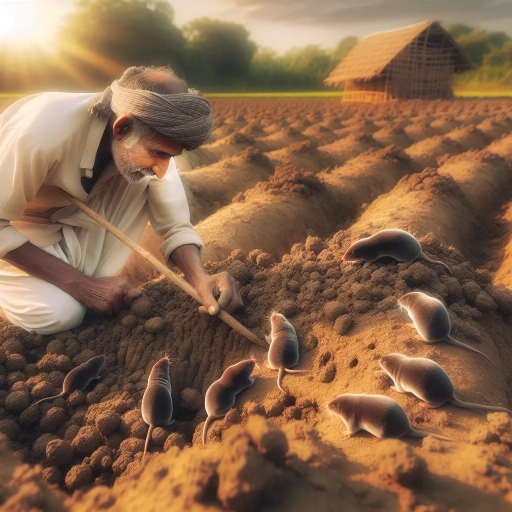 how do farmers kill moles