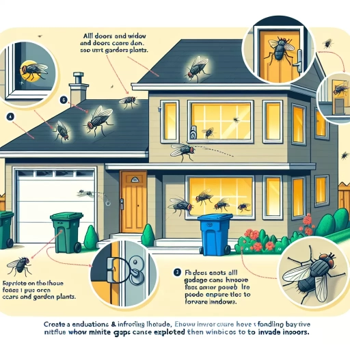 how do flies get in your house