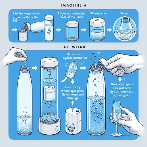 how do hydrogen water bottles work