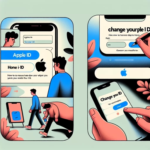 how do i change my apple id