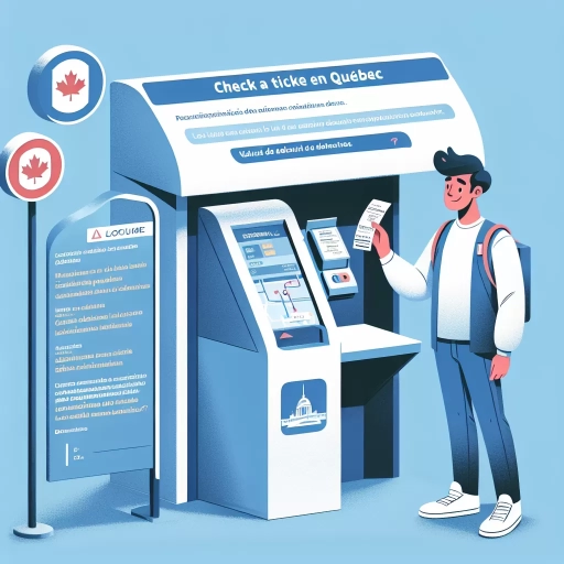how do i check if i have a ticket in quebec?