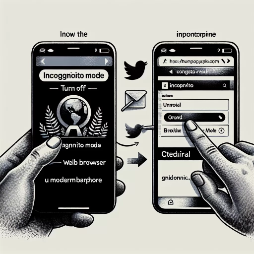 how do i get out of incognito on my i.phone 13