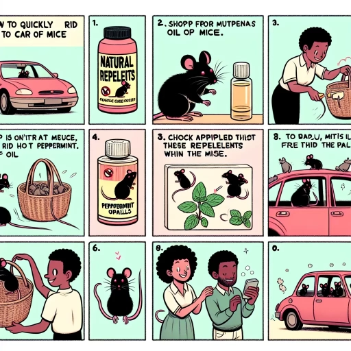 how do i get rid of mice in my car fast
