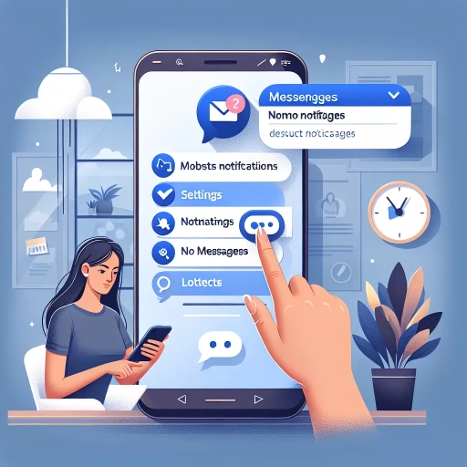 how do i get rid of the messenger notification when there is no message?