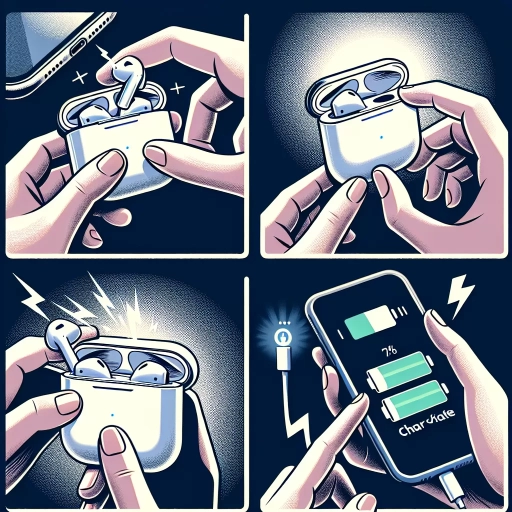 how do i know if my airpods are charging