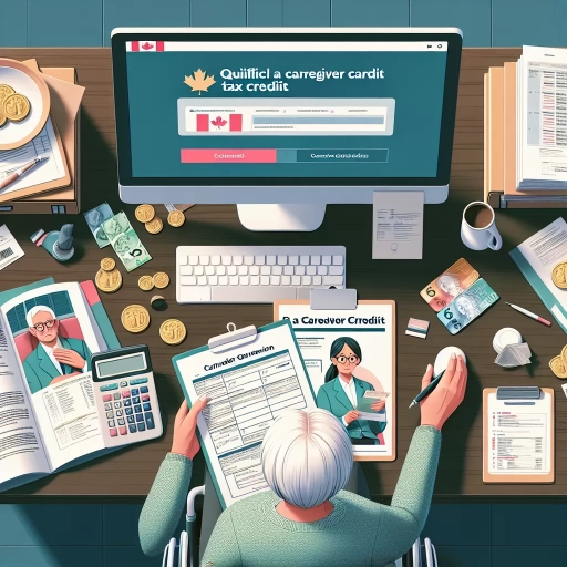 how do i qualify for caregiver tax credit in canada