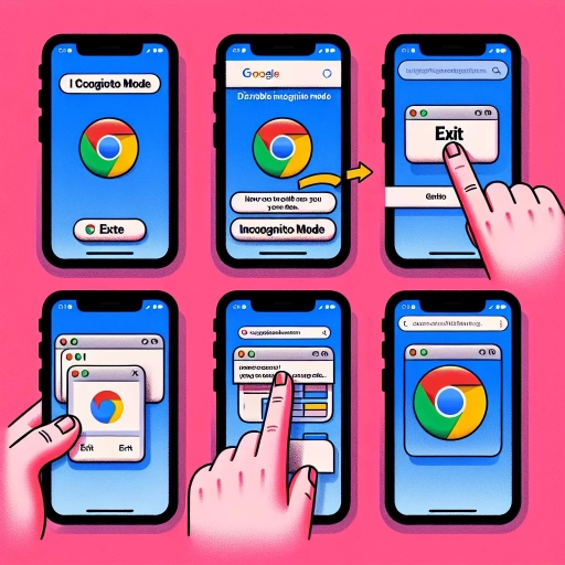 how do i turn off incognito mode on my iphone chrome