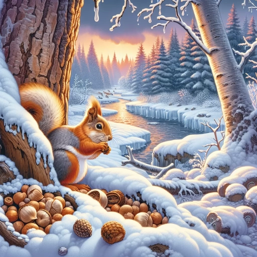 how do squirrels survive winter