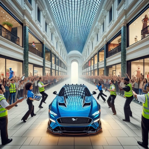 how do they get cars into malls