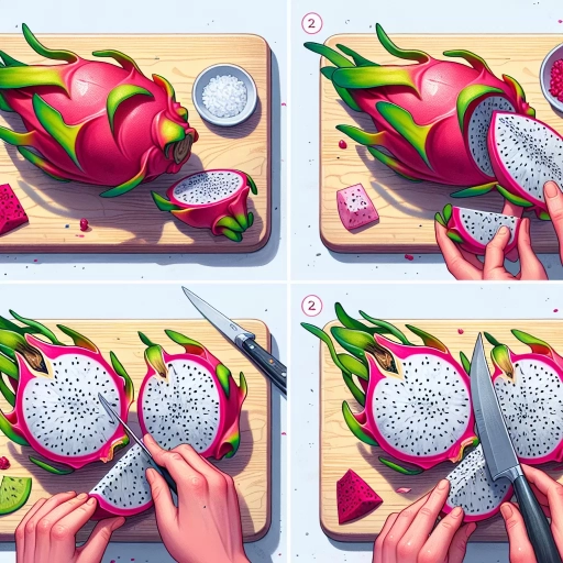 how do you cut a dragon fruit