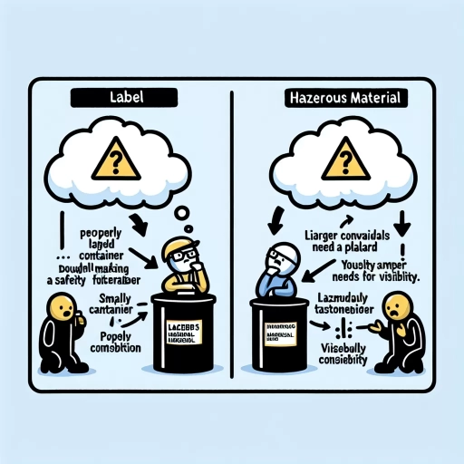 how do you know whether you should be using a label or a placard as a safety mark?