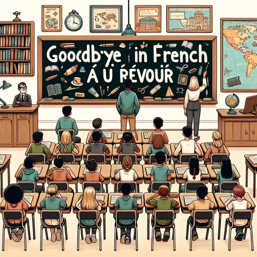 how do you say goodbye in french