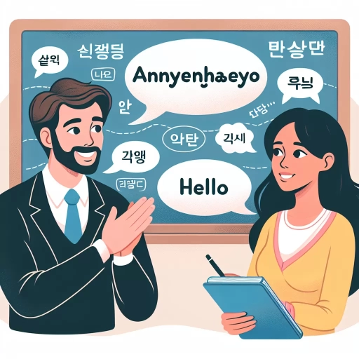 how do you say hi in korean