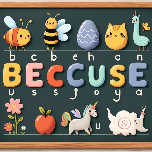 how do you spell because