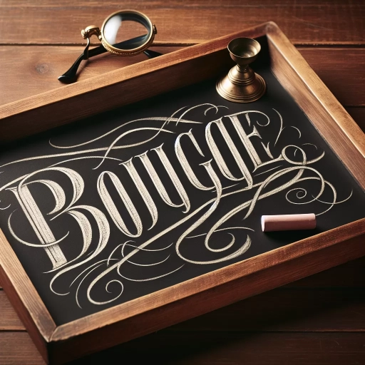 how do you spell bougie