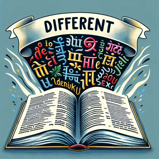 how do you spell different