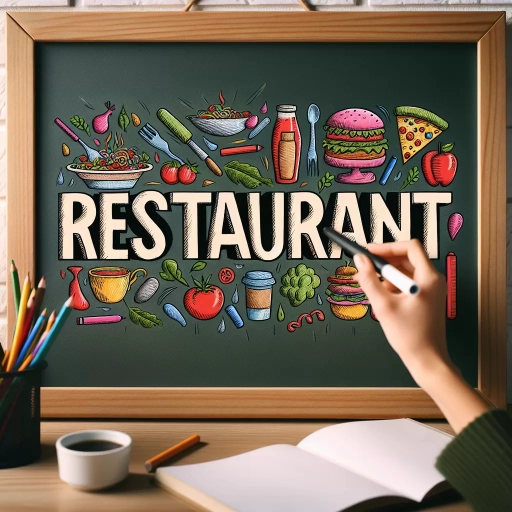 how do you spell restaurant
