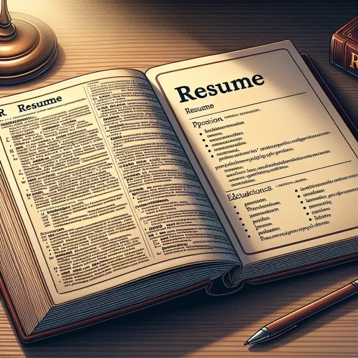 how do you spell resume