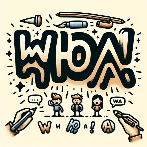 how do you spell whoa
