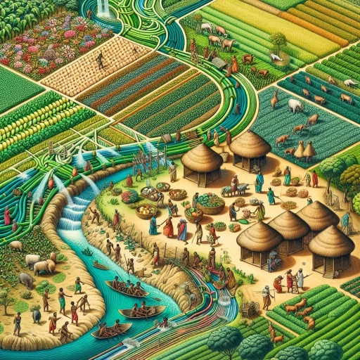 how does agriculture affect settlement