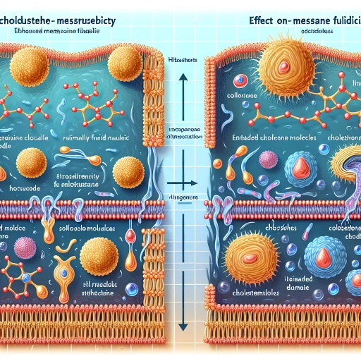 how does cholesterol affect membrane fluidity