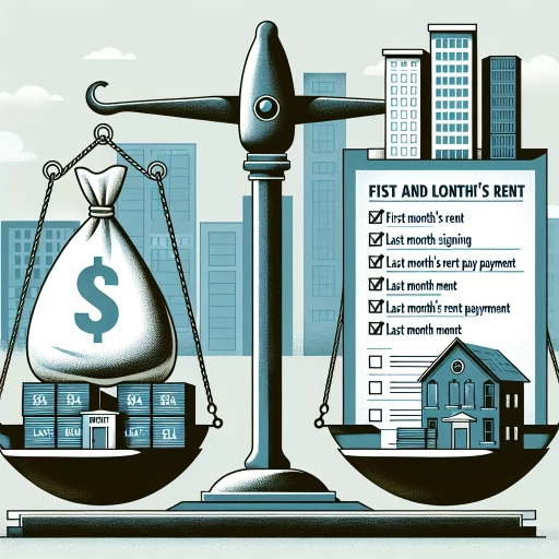 how does first and last month rent work