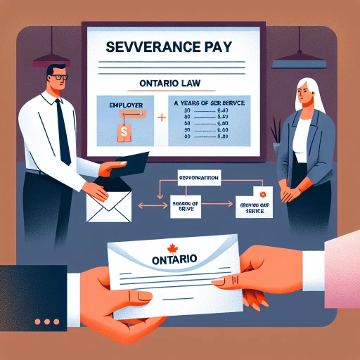 how does severance pay work in ontario