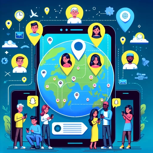 how does snapchat live location work