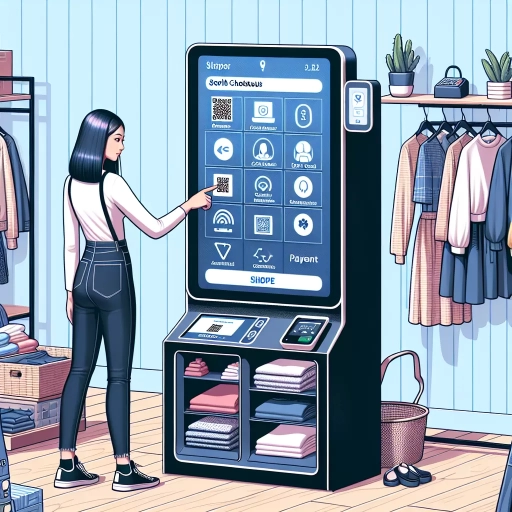 how does uniqlo self checkout work